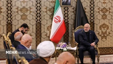 قالیباف: انتقام خون رهبر شهید، آزادی مسلمانان از ستم آمریکا و اسرائیل است | دیدار با هیئت امل لبنان