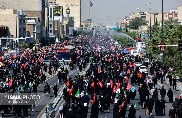 تشییع باشکوه بدون حادثه: آتش‌نشانی تهران از ایمنی کامل عزاداران خبر داد