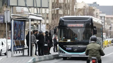 وحشت در خیابان ولیعصر: نقص ترمز اتوبوس تندرو و برخورد با خودروهای امدادی! + تصاویر